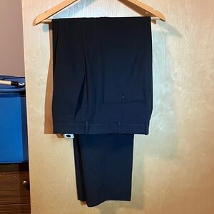 Perry Ellis Men's Navy Dress Pants